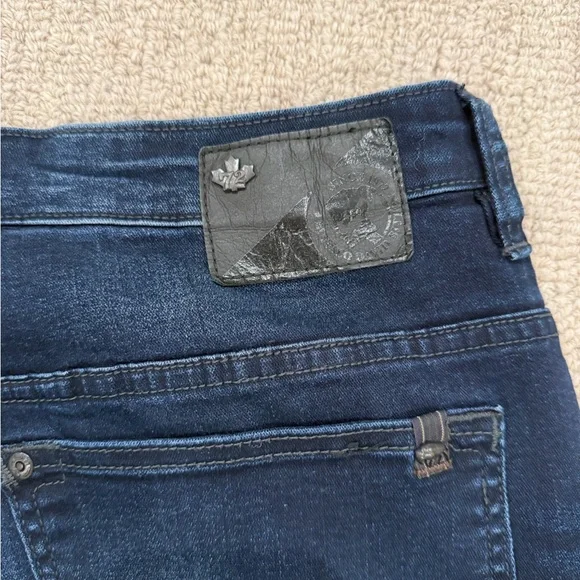 Buffalo David Bitton Men's Relaxed Soft Jeans - Dark Blue - Picture 4 of 6